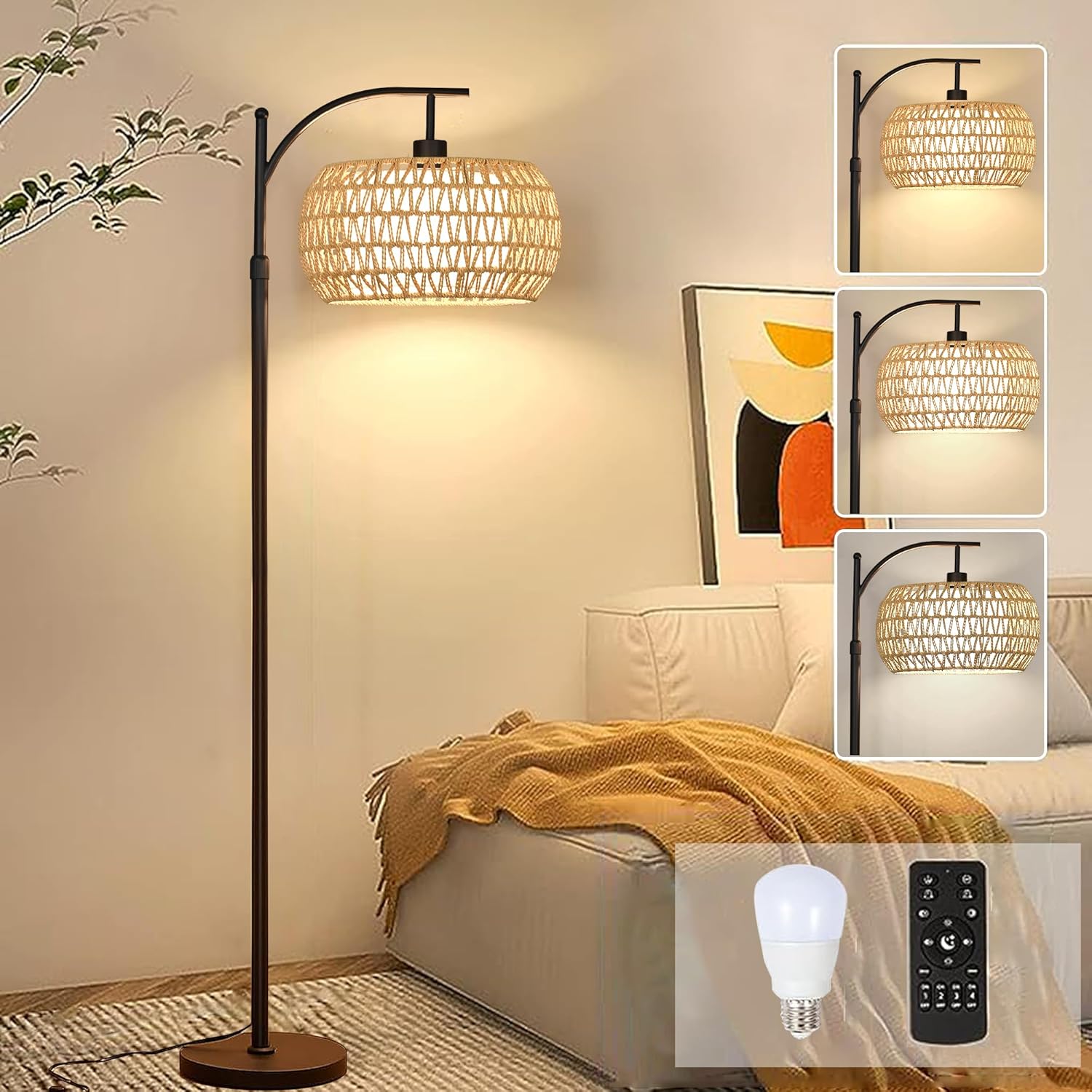 Floor Lamp Arched - Lampade da Terra Arc per Soggiorno,
