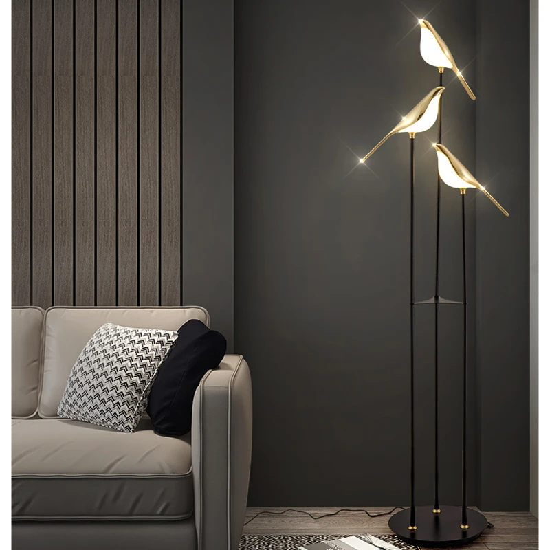 Gazza Bird Table Light Standin - Floor Lamp Arched recensione e prezzo