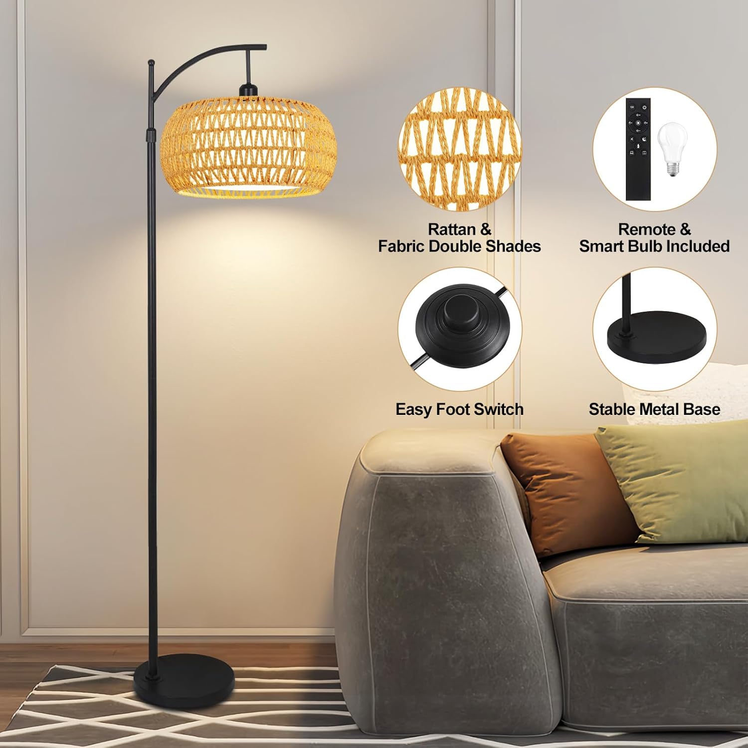 Lampade da Terra Arc per Soggi - Floor Lamp Arched recensione e prezzo