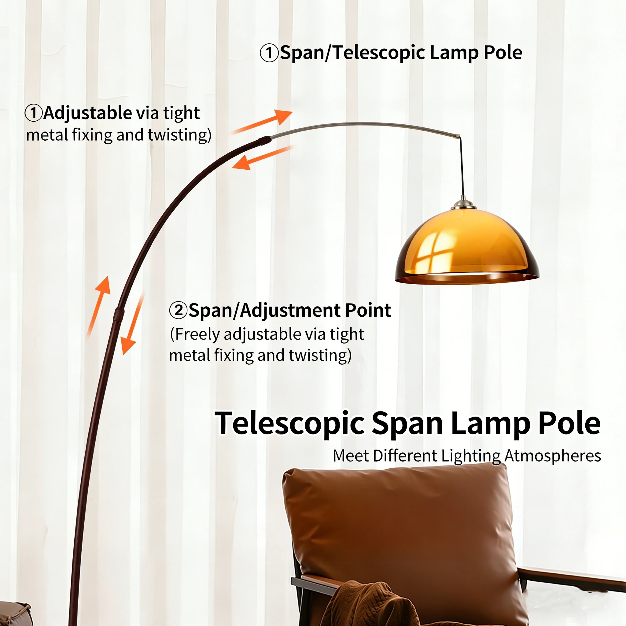 Lampada da terra vintage con p - Floor Lamp Arched recensione e prezzo