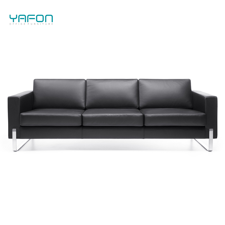Set di Divani in Pelle Nera Mo - Office Furniture For Sale recensione e prezzo